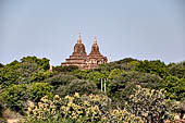 Old Bagan Myanmar. View from the terraces of the Mingala Zedi. 